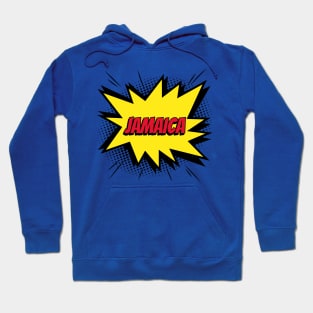 Jamaica comic kapow style artwork. Hoodie